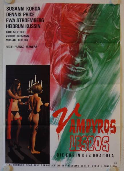 Vampyros Lesbos: Die Erbin des Dracula originales deutsches Filmplakat